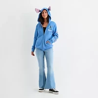 Stitch Cosplay Full Zip Womens Long Sleeve Lilo & Zipper Juniors Hoodie