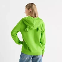Juniors Shrek Cosplay Full Zip Womens Long Sleeve Zipper Hoodie