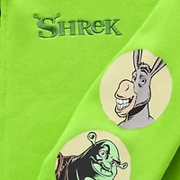 Juniors Shrek Cosplay Full Zip Womens Long Sleeve Zipper Hoodie