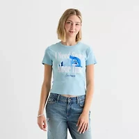 I Need Some Time Alone Baby Tee Womens Crew Neck Short Sleeve Fitted Inside Out Juniors Graphic T-Shirt