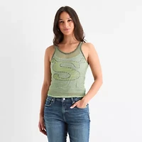Shrek Ringer Tank Womens U Neck Sleeveless Juniors Top