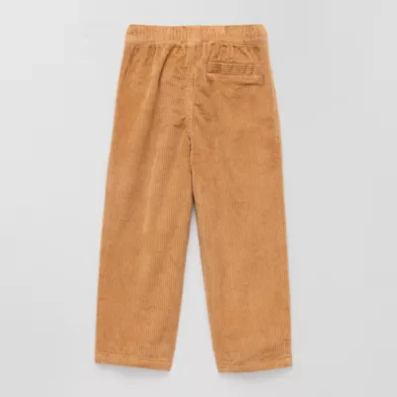 Okie Dokie Toddler & Little Boys Tapered Boyfriend Fit Corduroy Pant