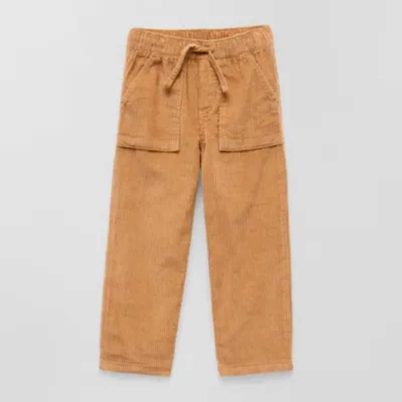 Okie Dokie Toddler & Little Boys Tapered Boyfriend Fit Corduroy Pant