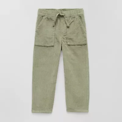 Okie Dokie Toddler & Little Boys Tapered Boyfriend Fit Corduroy Pant