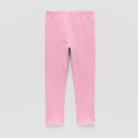 Okie Dokie Toddler & Little Girls Knit Skinny Full Length Leggings