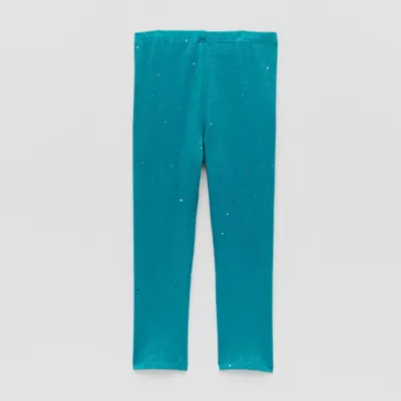 Okie Dokie Toddler & Little Girls Knit Skinny Full Length Leggings