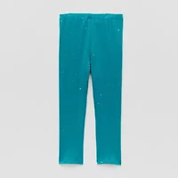Okie Dokie Toddler & Little Girls Knit Skinny Full Length Leggings