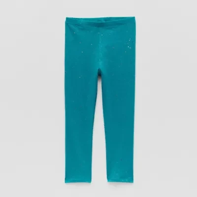 Okie Dokie Toddler & Little Girls Knit Skinny Full Length Leggings