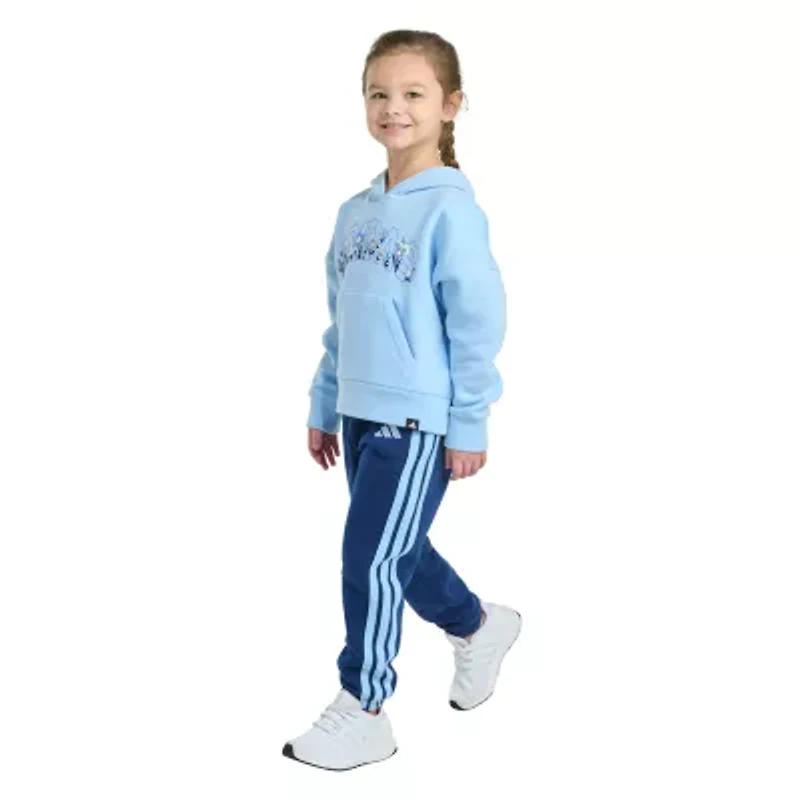 adidas Little Girls 2-pc. Pant Set