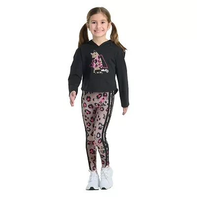 adidas Little Girls 2-pc. Legging Set