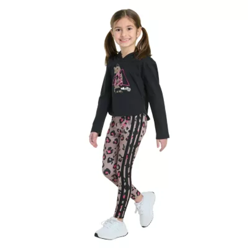 adidas Little Girls 2-pc. Legging Set