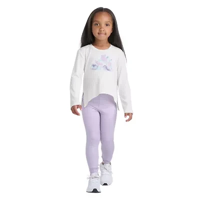 adidas Little Girls 2-pc. Legging Set