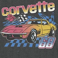 Corvette Little & Big Kid Boys Crew Neck Short Sleeve Regular Fit Graphic T-Shirt