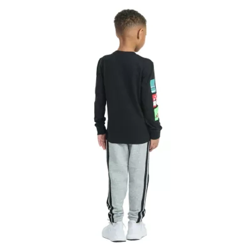 adidas Little Boys 2-pc. Pant Set