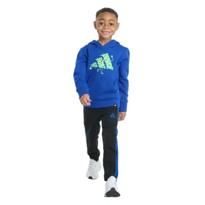 adidas Little Boys 2-pc. Pant Set