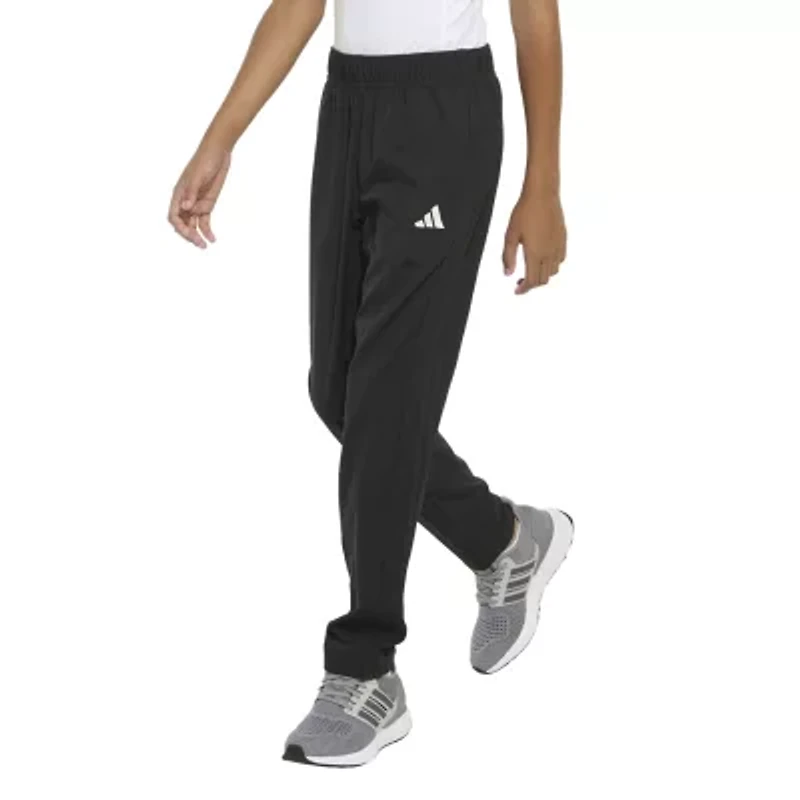 adidas Big Kid Boys Mid Rise Tapered Regular Fit Pull-On Pant