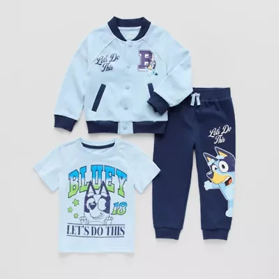Toddler Boys 3-pc. Bluey Pant Set