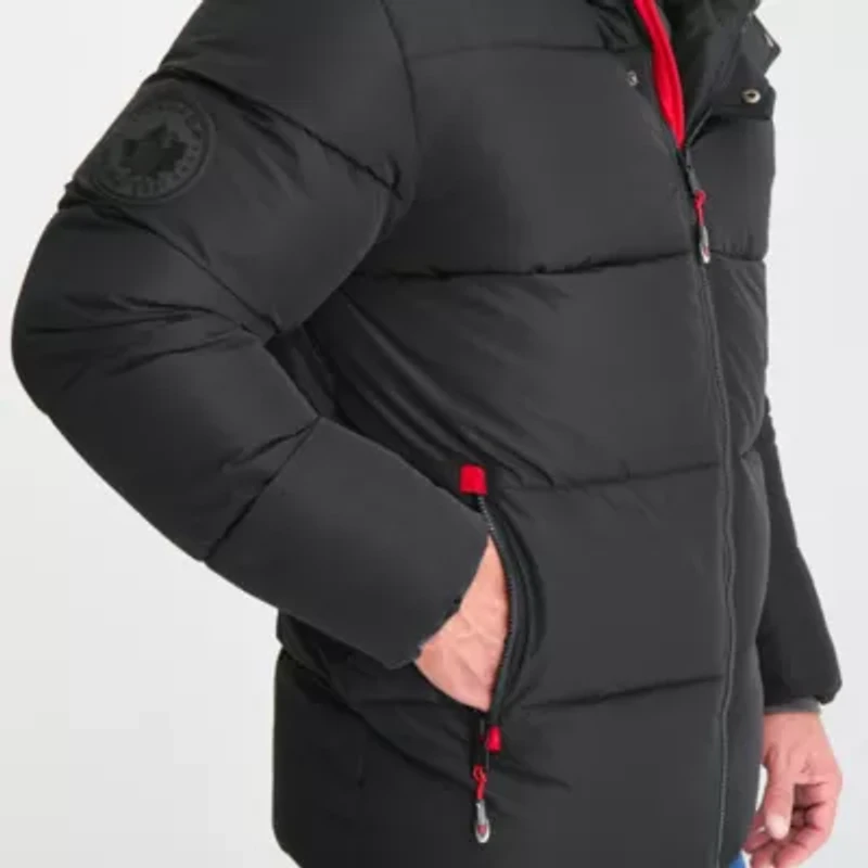 Canada Weather Gear Mens Water Resistant Heavyweight Puffer Jacket