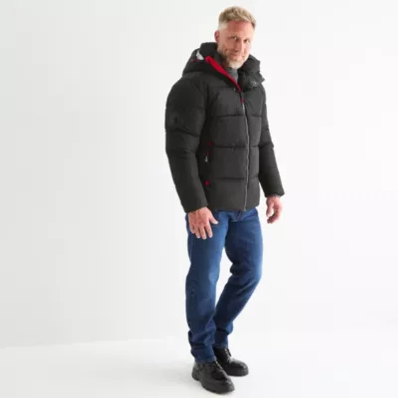 Canada Weather Gear Mens Water Resistant Heavyweight Puffer Jacket