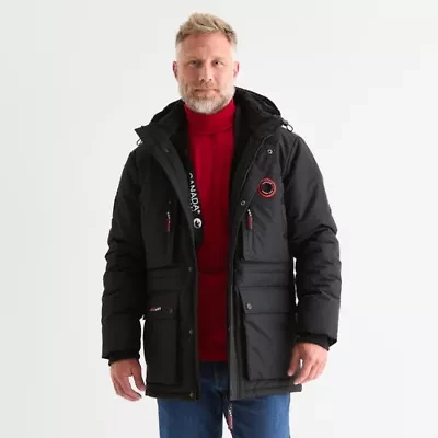 Canada Weather Gear Mens Water Resistant Heavyweight Parka
