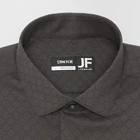 J. Ferrar Ultra Comfort Mens Regular Fit Stretch Fabric Wrinkle Free Long Sleeve Dress Shirt