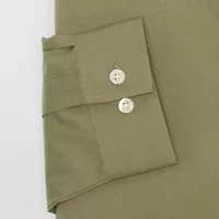 J. Ferrar Slim Ultra Comfort Mens Fit Stretch Fabric Wrinkle Free Long Sleeve Dress Shirt
