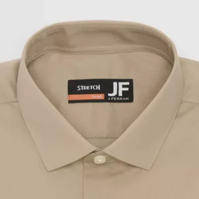 j ferrar slim stretch dress shirt J. Ferrar 360 Stretch Slim Performance Mens Slim Fit Stretch Fabric Long Sleeve Dress Shirt
