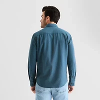 mutual weave Mens Long Sleeve Regular Fit Flannel Shirt
