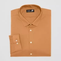J. Ferrar Ultra Comfort Mens Regular Fit Stretch Fabric Wrinkle Free Long Sleeve Dress Shirt
