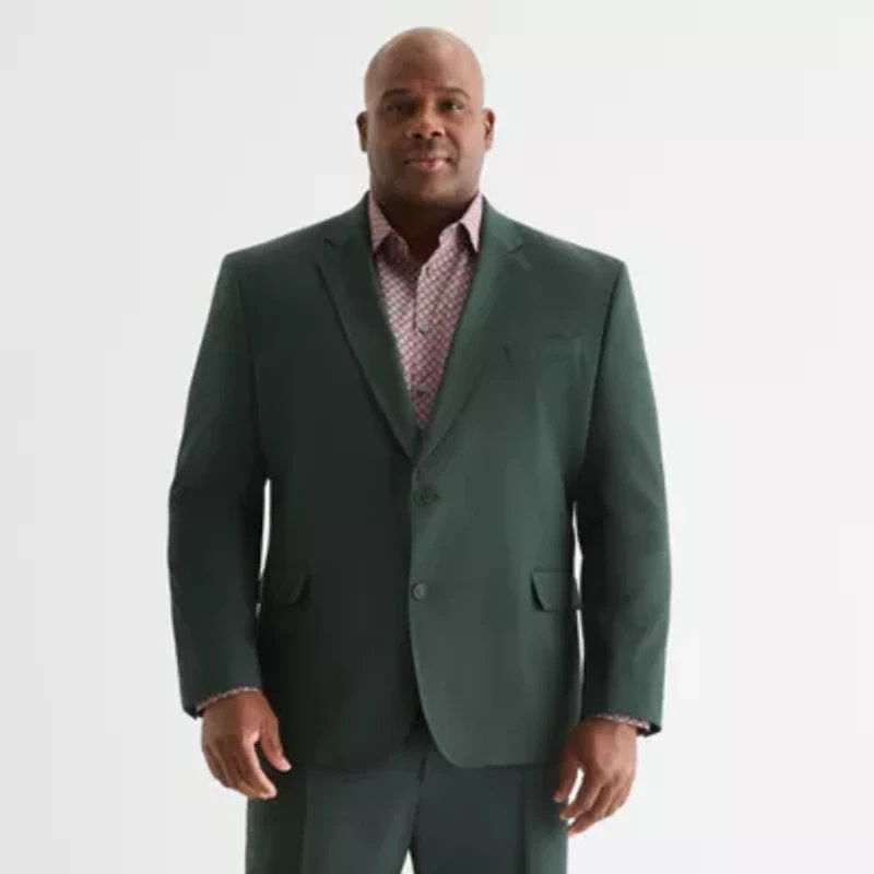 J. Ferrar Mens Classic Fit Big and Tall Suit Jacket