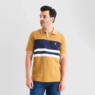 U.S. Polo Assn. Colorblock Mens Classic Fit Short Sleeve Shirt
