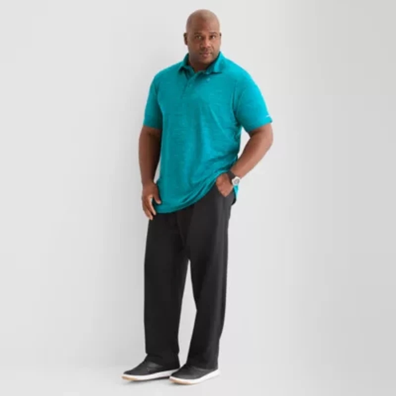 Xersion EverAir® Big and Tall Mens U Neck Short Sleeve Polo Shirt