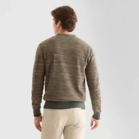 Stylus Mens V Neck Long Sleeve Button Cardigan