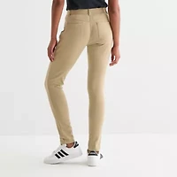 IZOD Womens Juniors Skinny Pull-On Pant