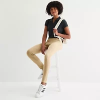 IZOD Womens Juniors Skinny Pull-On Pant