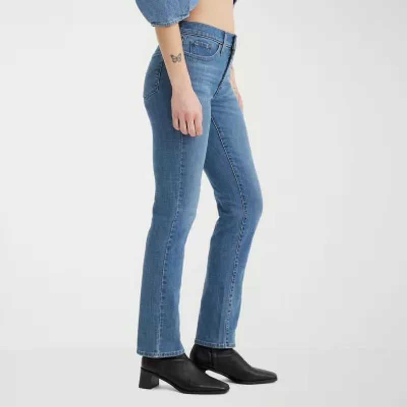 Levi's Womens Mid Rise 314 Straight Leg Jean