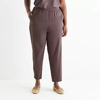 Stylus Womens Plus Slim Mid Rise Jogger Pant