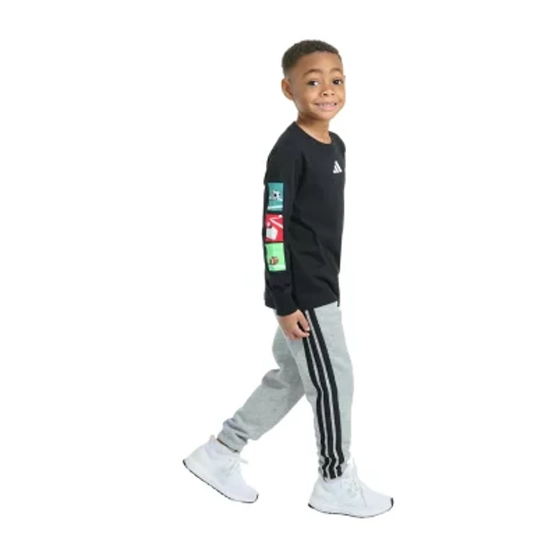 adidas Toddler Boys 2-pc. Pant Set