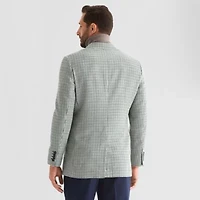 Stafford Houndstooth Mens Classic Fit Sport Coat