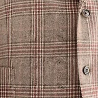 Stafford Mens Big and Tall Plaid Classic Fit Sport Coat