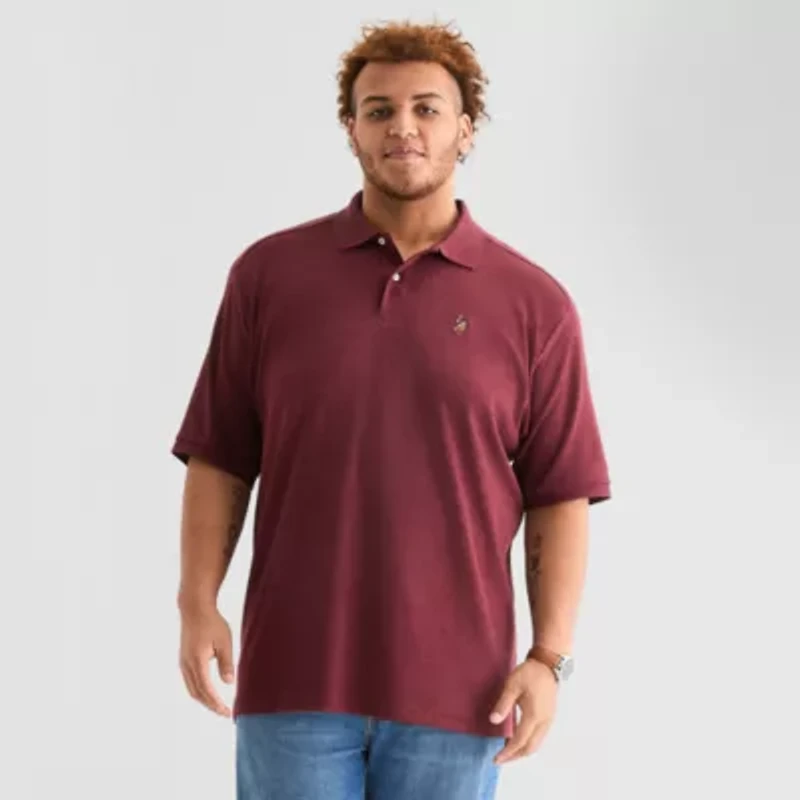 U.S. Polo Assn. Big and Tall Mens Classic Fit Short Sleeve