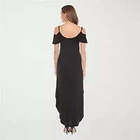 White Mark Womens Short Sleeve Sundress