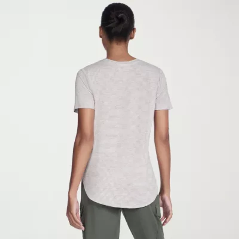 Skechers Womens GO DRI SWIFT Stripe Tunic Tee