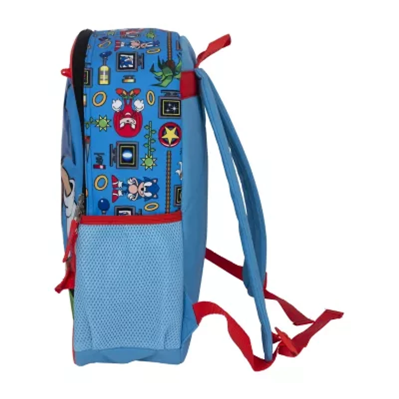 Licensed 5 Piece Super Sonic Backpack Set with Matching Lunch Bag