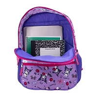 Licensed 5 Piece Kuromi Backpack Set with Matching Lunch Bag