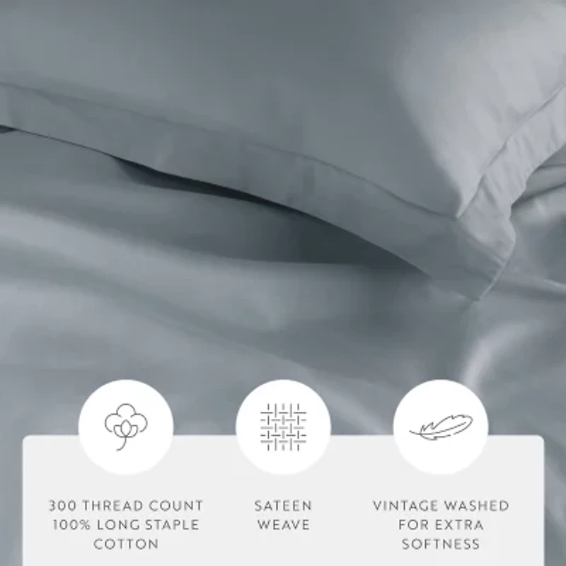 Casual Comfort 300tc Brushed Cotton Comforter Duvet Set