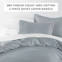 Casual Comfort 300tc Brushed Cotton Comforter Duvet Set