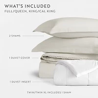 Casual Comfort 300tc Brushed Cotton Comforter Duvet Set