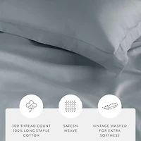 Casual Comfort 300tc Brushed Cotton Comforter Duvet Set