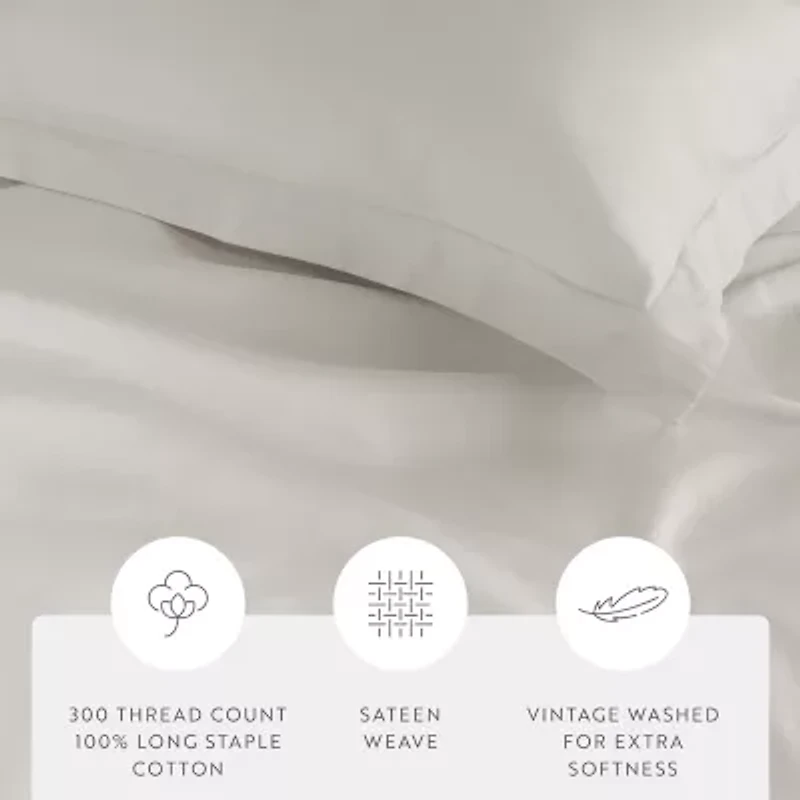 Casual Comfort 300tc Brushed Cotton Comforter Duvet Set
